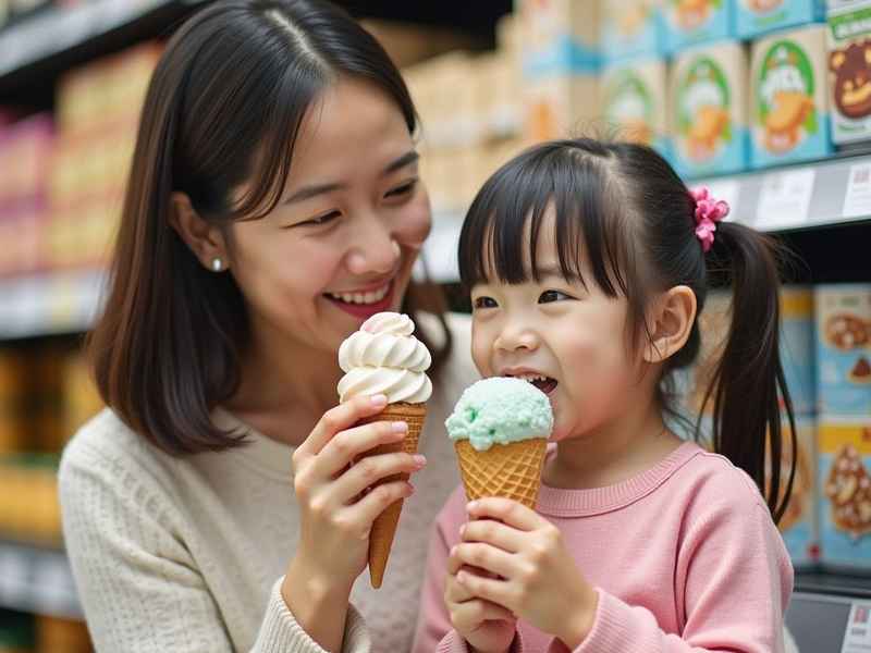 妈妈跟女儿讲买雪糕的故事 妈妈跟女儿讲买雪糕的故事视频