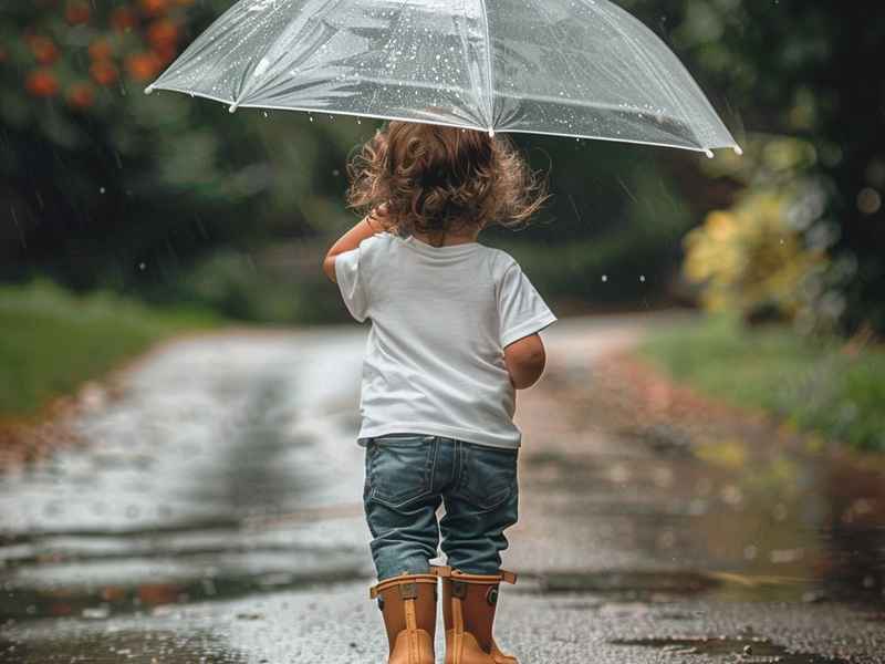 男孩打伞的图片 男孩打伞的图片大全