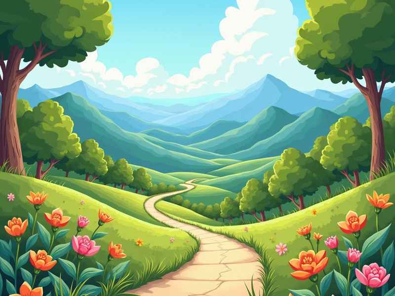 关于道路的儿童故事 - 关于一条小路的幼儿故事 关于道路的儿童故事 - 关于一条小路的幼儿故事