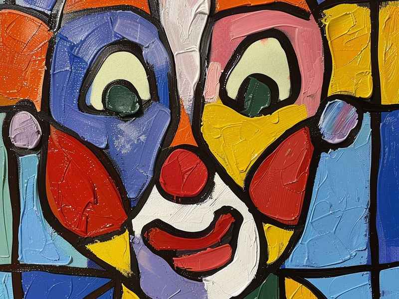 关于小丑的儿童画 关于小丑的儿童画作品