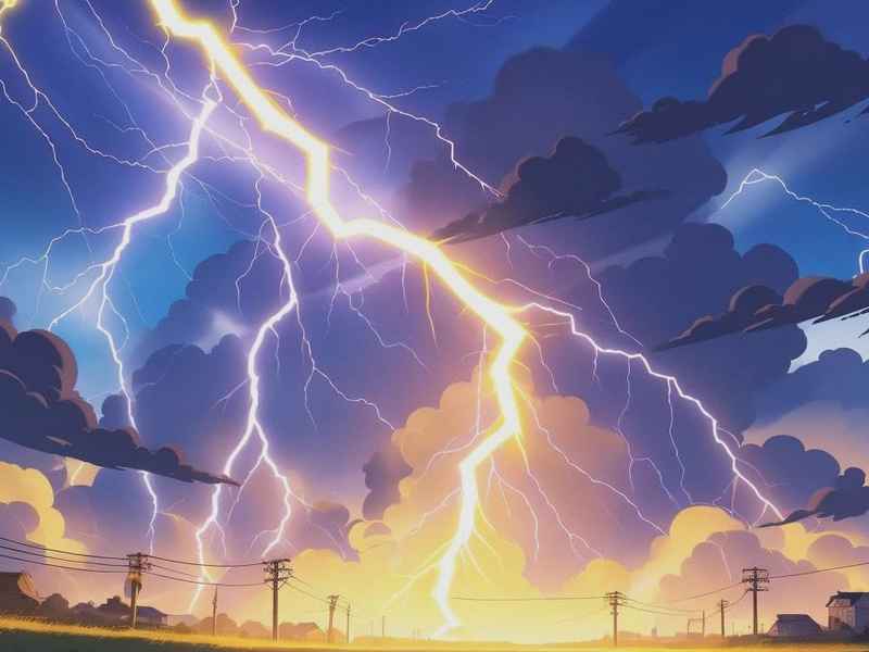 雷电的形成儿童科普动画 - 雷电的形成过程动画儿童版