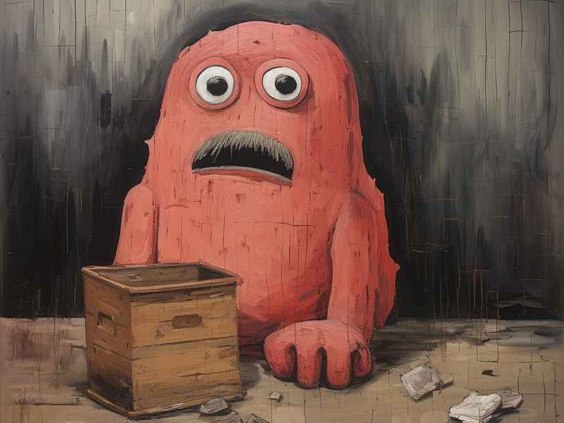 垃圾怪兽绘本图片，垃圾怪兽绘本图片大全