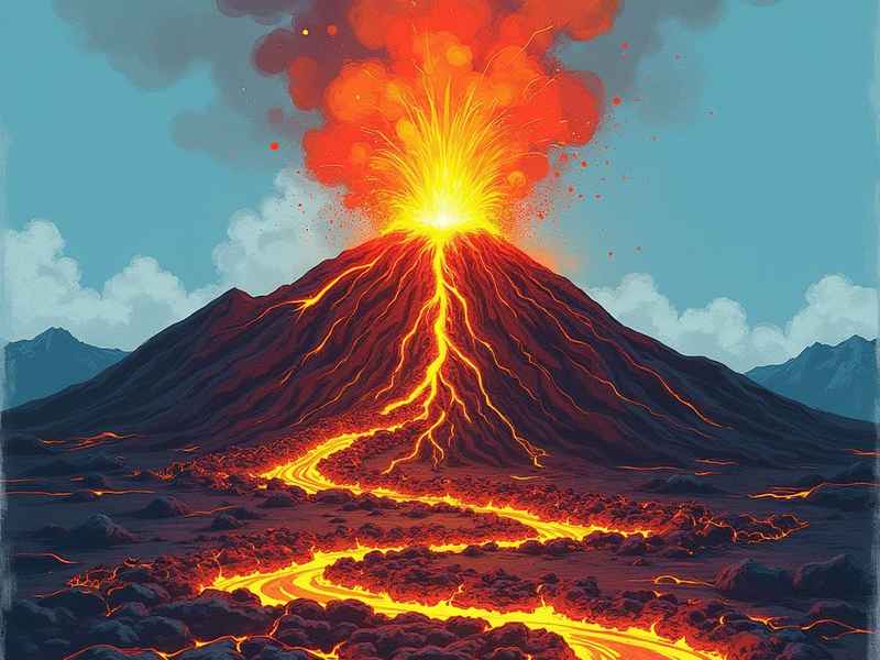 火山爆发的儿童故事，有关火山爆发的故事