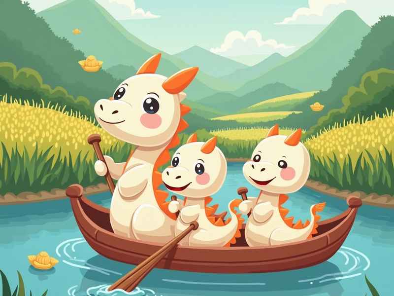 划龙舟的儿童故事，划龙舟的小故事