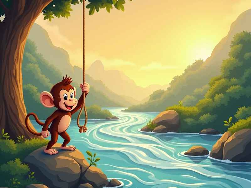 猴子捞月故事讲述、猴子捞月故事简述