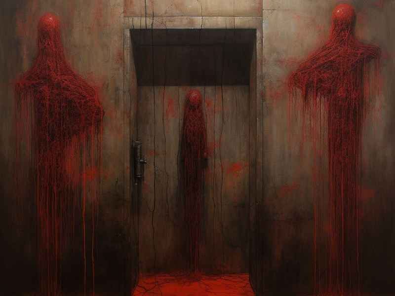 恐怖诡异故事绘画、诡异恐怖故事经真实案例