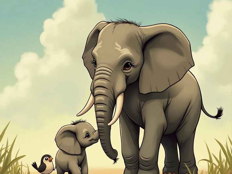故事中大象的形象、故事中大象的形象是什么