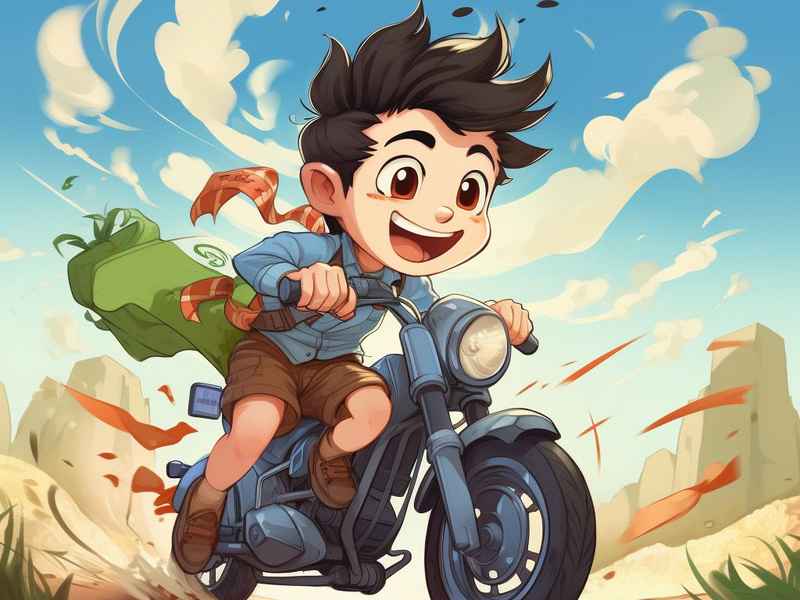 哪个儿童故事含有小摩托；关于摩托车的小故事幼儿园