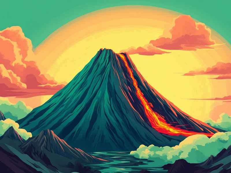 火山故事绘本，有关火山的绘本故事