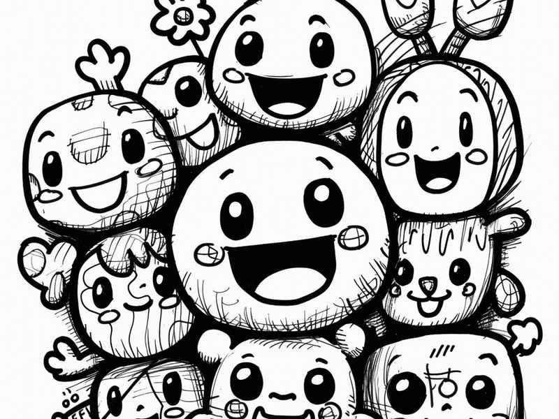 简单手绘小故事简笔画（简笔画小故事4个图简单）