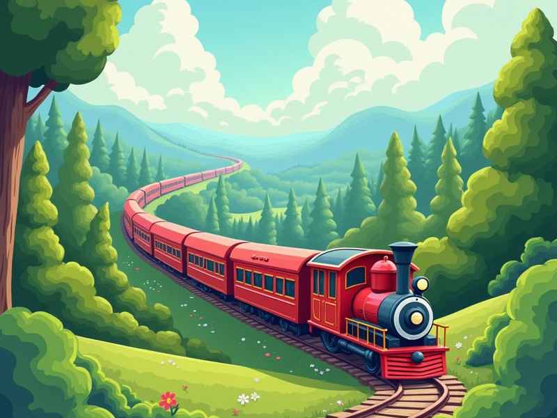 火车上山的儿童故事 火车上面的小故事