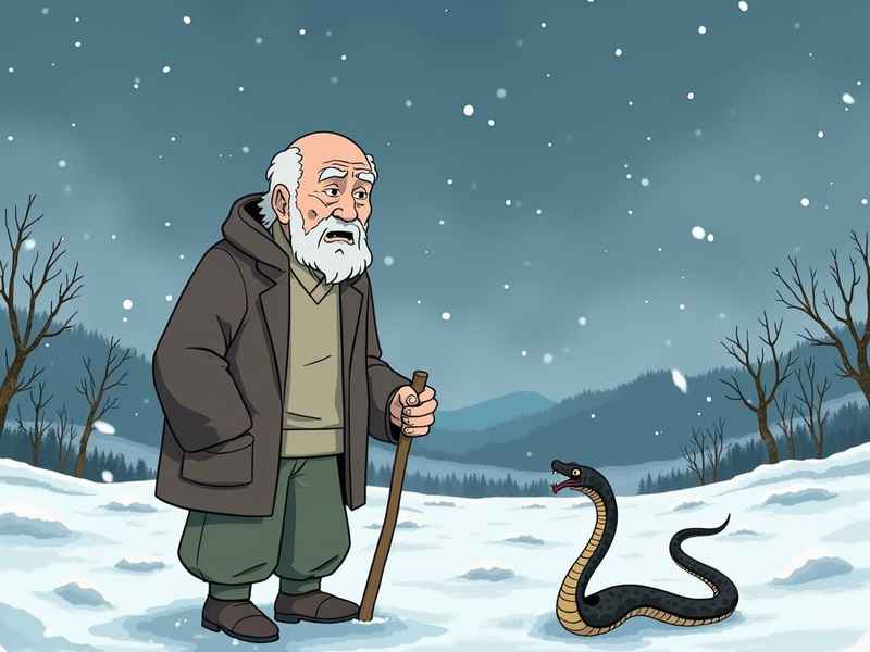 农夫与蛇的故事儿童版、农夫与蛇的故事简单版