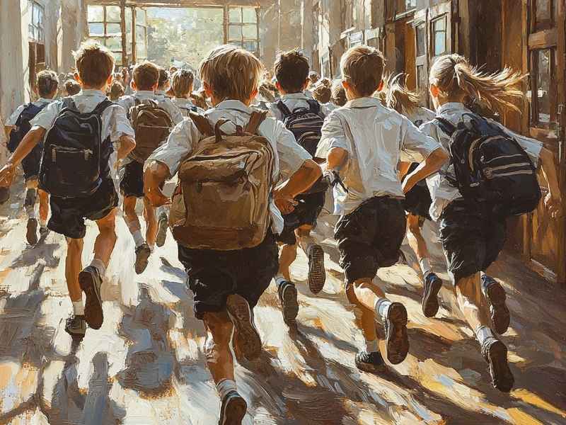 放学时的故事，放学时的故事阔字成文600字