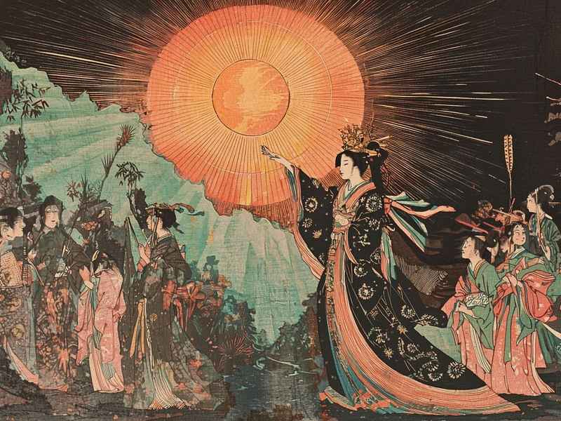 屈原《天问》古籍插画；屈原《天问》古籍插画图片