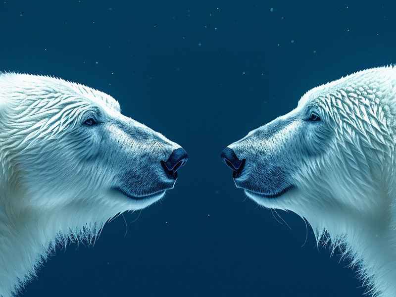 企鹅与北极熊的对话；企鹅与北极熊的对话视频