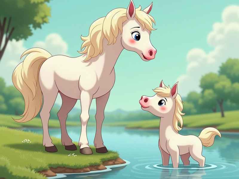 格林童话儿童故事小马过河 - 少儿故事小马过河