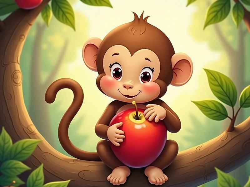 猴吃西瓜的故事、猴吃西瓜的故事音频