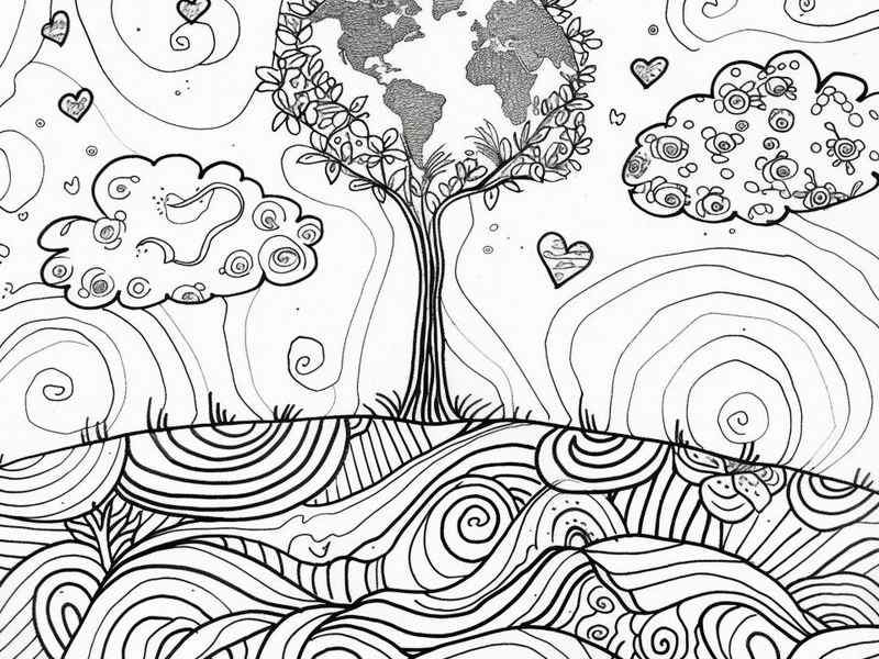 关于环保的儿童画、关于环保的儿童简笔画