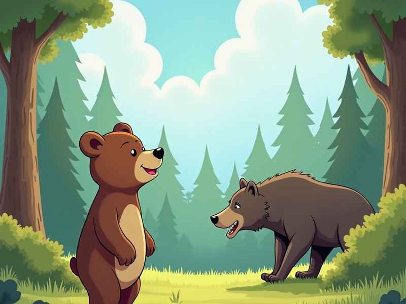 狗熊故事完整版 两只笨狗熊故事完整版