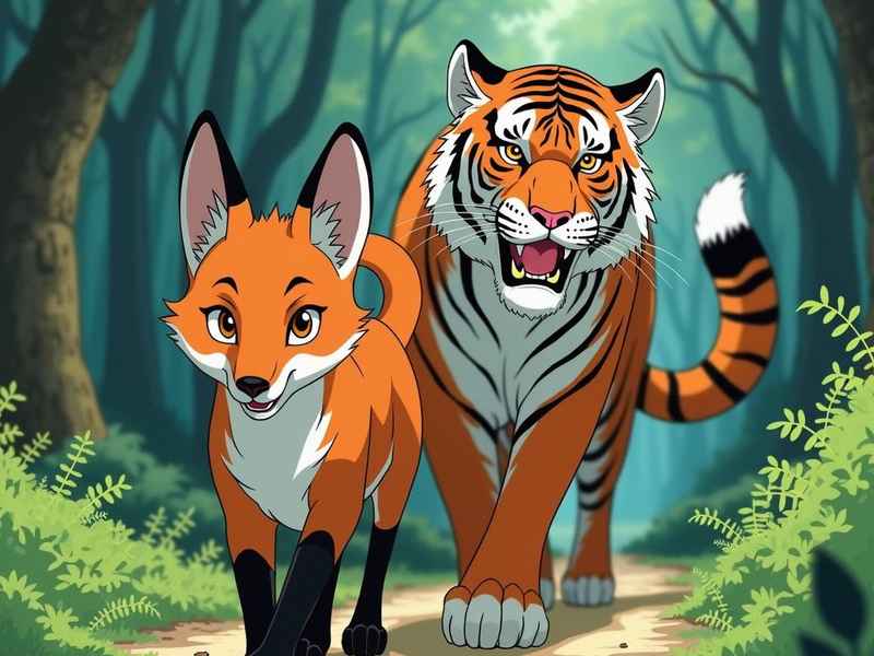 狐假虎威的儿童故事（狐假虎威的故事大全）