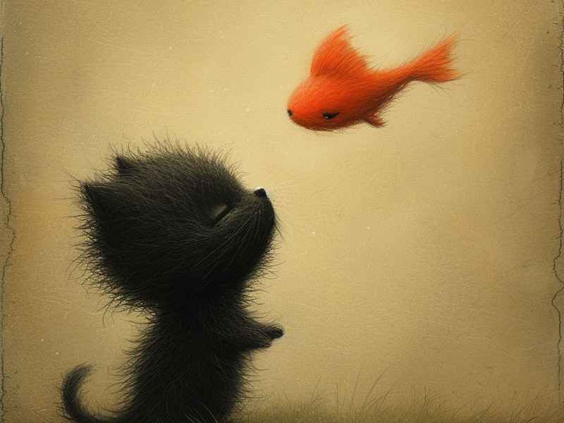 猫和鱼的故事晓悠 猫和鱼的故事绘本