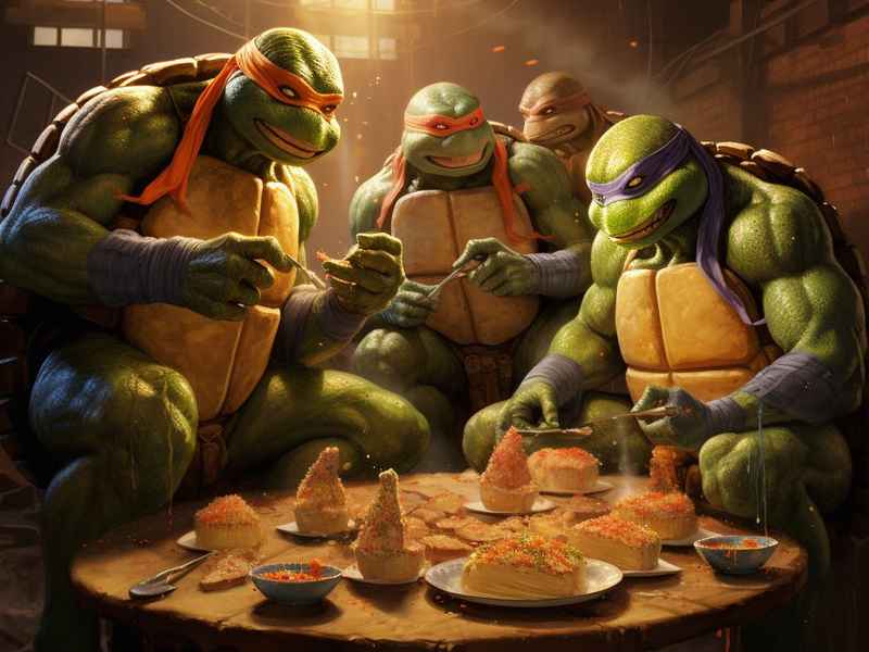 忍者神龟儿童故事、忍者神龟故事书