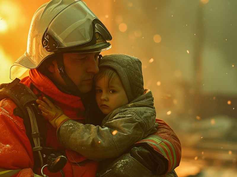 儿童着火应急故事 - 火灾的幼儿故事