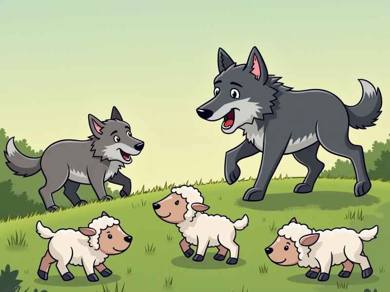 放羊的小孩喊狼来了故事，放羊的小孩喊狼来了故事视频