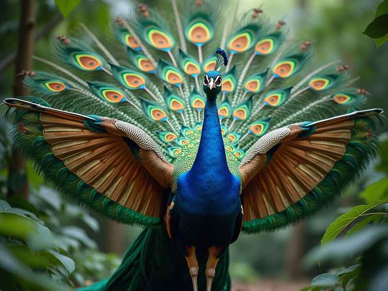 孔雀开屏儿童故事、孔雀开屏的幼儿故事
