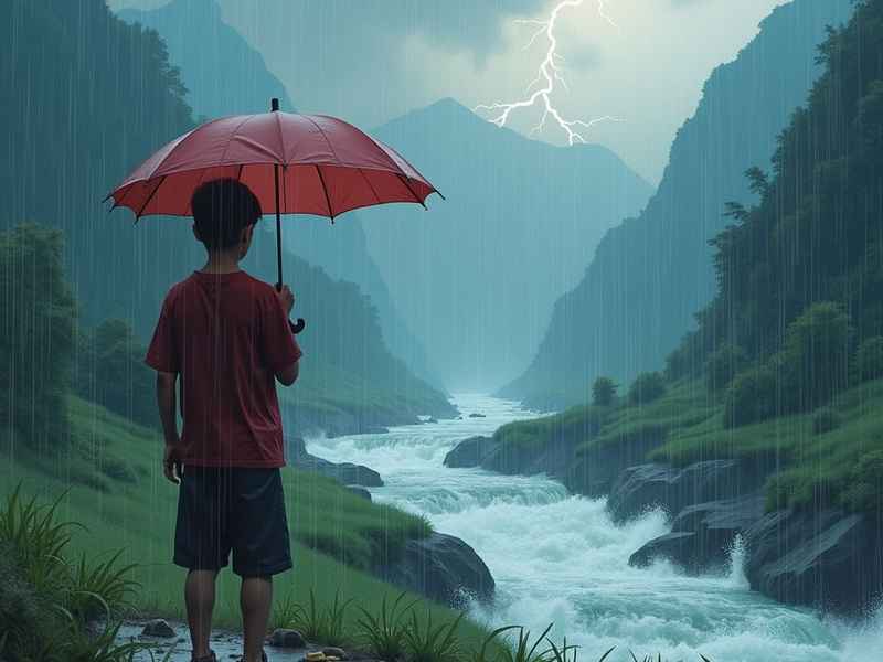 关于打雷下雨的儿童故事（关于打雷下雨的儿歌）