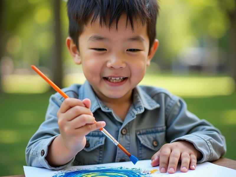 怪物儿童简易涂色画；儿童画怪物最简单最可怕的大全