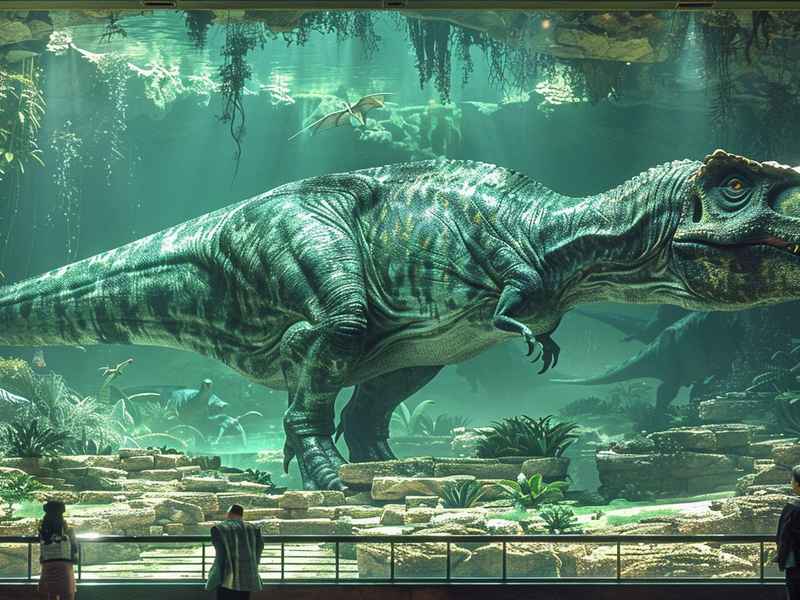 恐龙表演儿童乐园、儿童版恐龙乐园