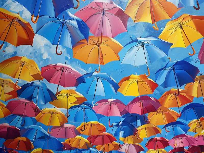 奇妙的雨伞图片、奇妙的雨伞图片简笔画