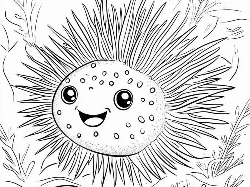 河豚儿童画 儿童画 河豚