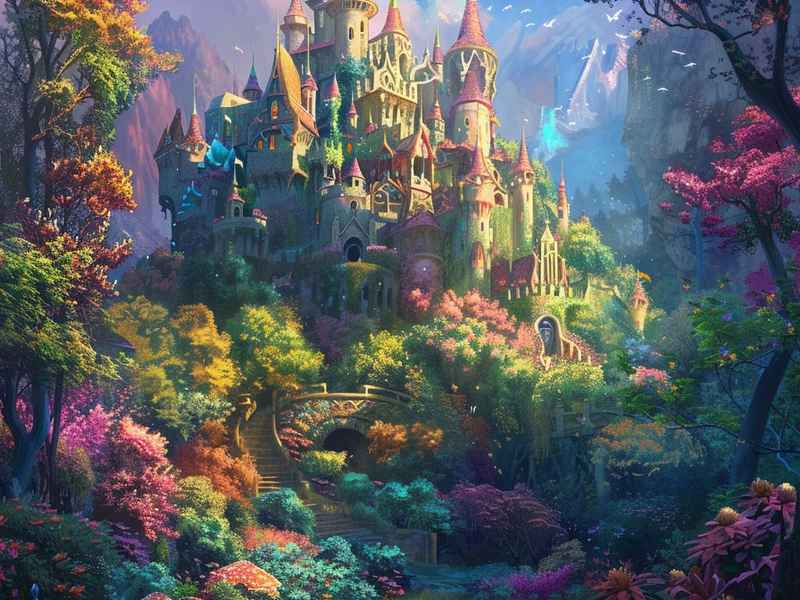 关于童话城堡的唯美句子（关于童话城堡的唯美句子简短）