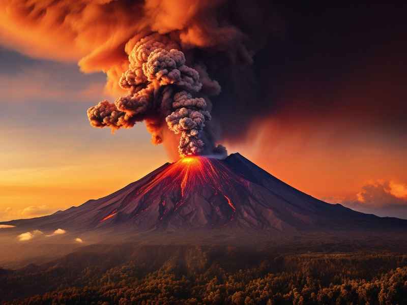 火山爆发的过程（火山爆发的过程是怎么样的呢）