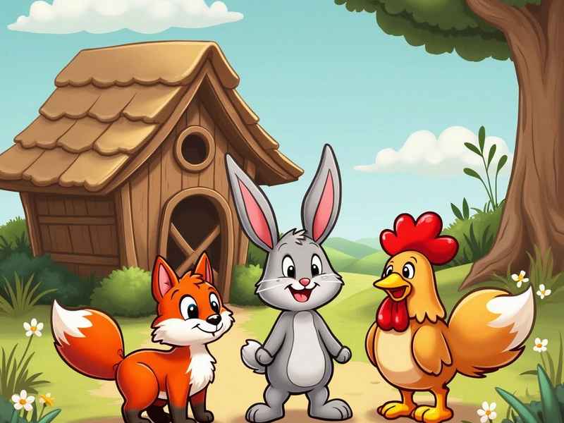狐狸和大公鸡的故事、狐狸和大公鸡的故事作文
