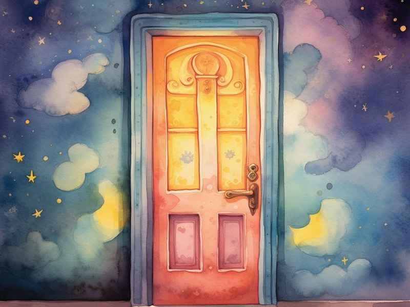 奇妙门口故事公主画（奇妙门口故事公主画画图片）