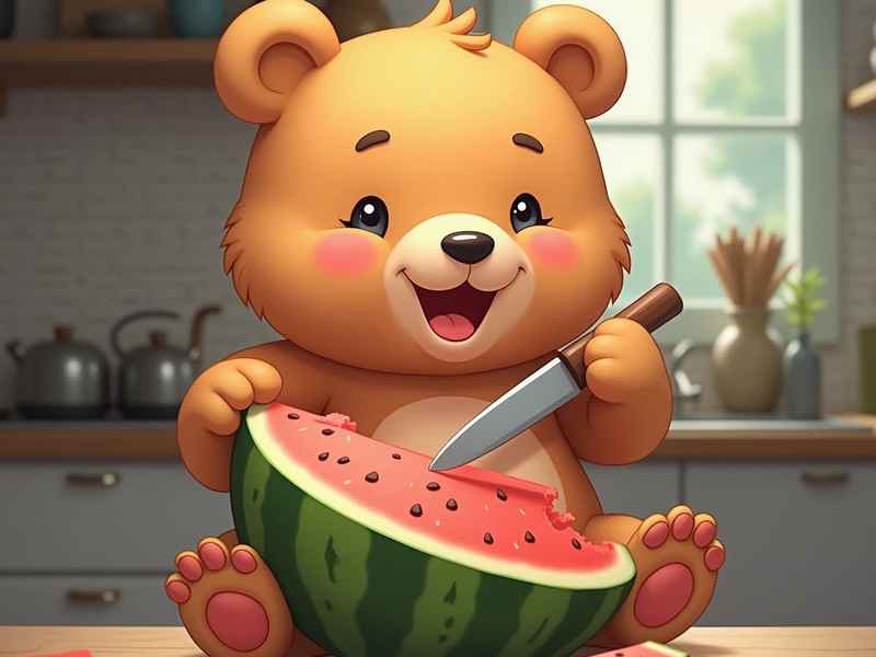 懒熊买西瓜续写300字、懒熊买西瓜的故事续写200字