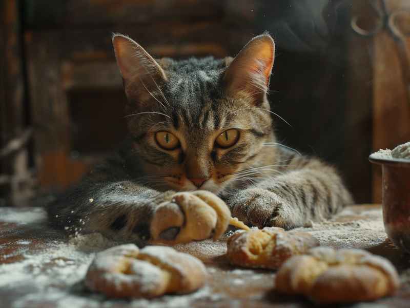 花猫的油饼故事图片（花猫的油饼故事图片大全）