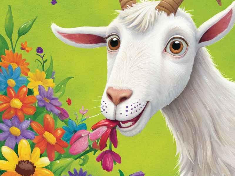 山羊与女孩绘本故事（山羊与女孩绘本故事图片）