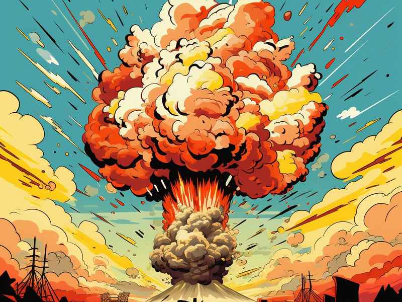 炮弹爆炸儿童画（炮弹车儿童画）