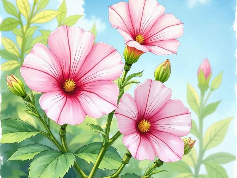 美丽的牵牛花的故事、美丽的牵牛花故事绘本图片