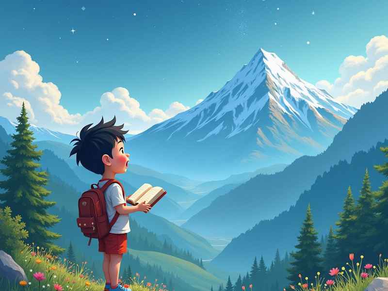 关于山的绘本故事 - 关于山水的绘本故事