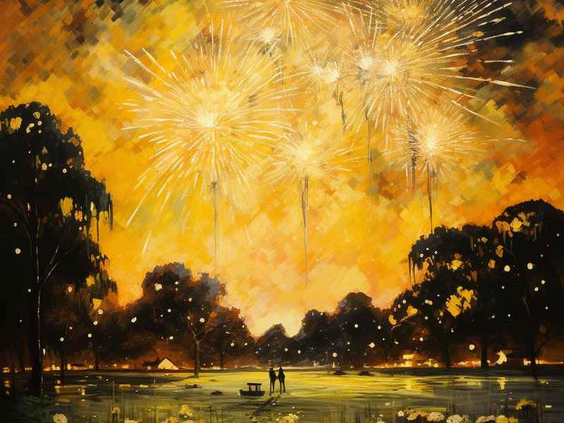 关于烟花的童话 - 关于烟花的童话作文