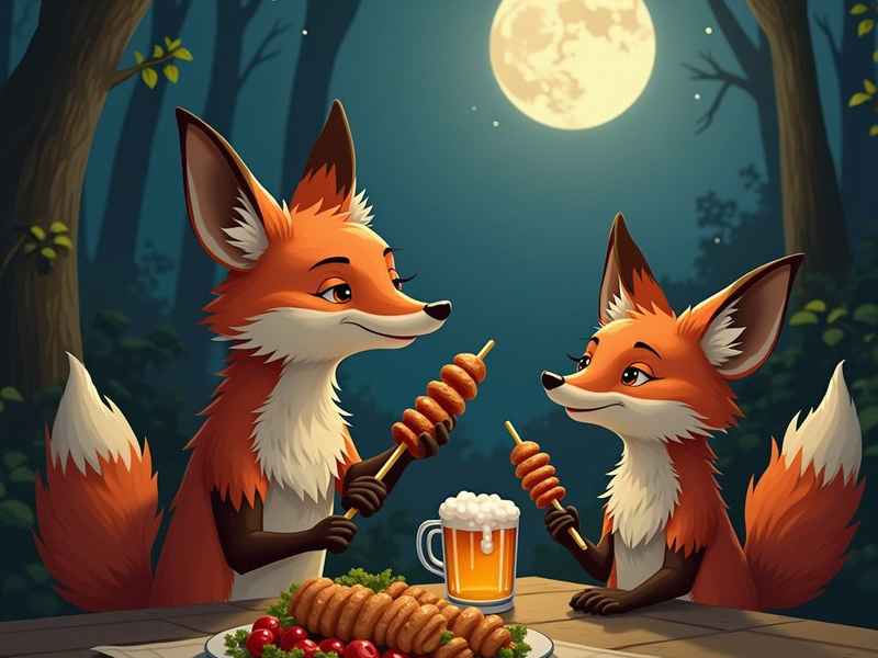 狐狸请客吃饭的故事，狐狸请客吃饭的故事内容