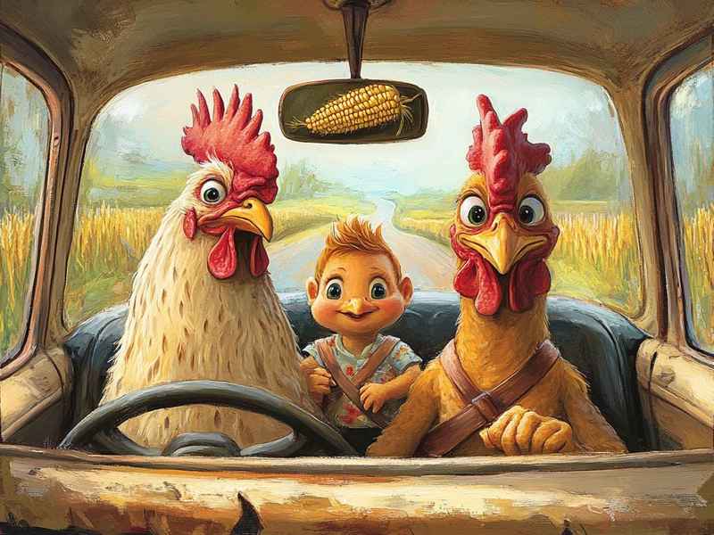 母鸡的旅行绘本故事，母鸡的旅行绘本故事电子版