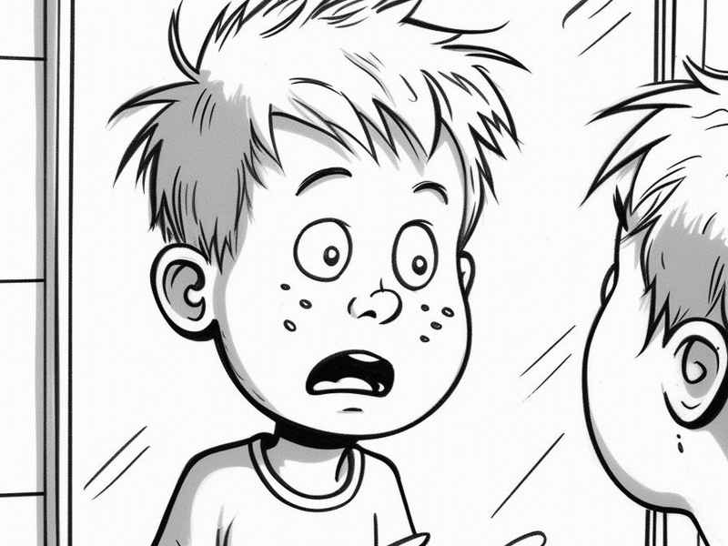 哈哈镜儿童画、哈哈镜画法儿童简笔画