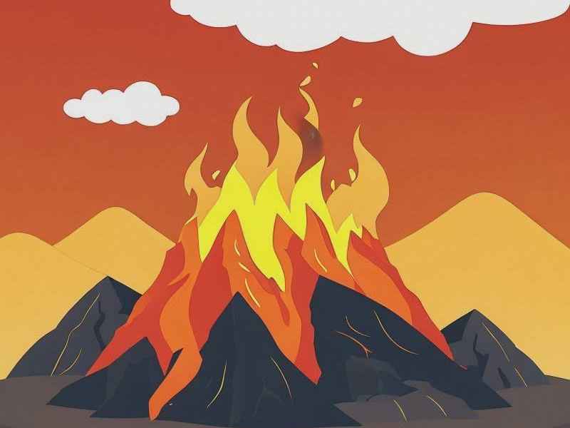 火山爆发儿童视频故事 火山爆发 儿童动画