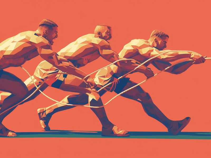 故事拔河比赛，拔河比赛编故事